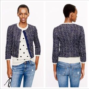 J. Crew Midnight Tweed Jacket